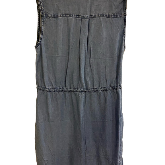 "Cheap Monday" denim sleeveless shirt dress Medium.🩵 - Picture 3 of 5